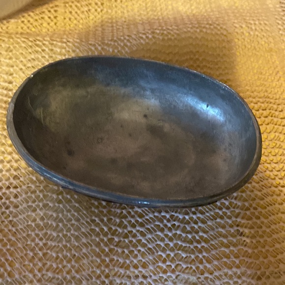 Pewter and copper duck soap or trinket box with made in HK sticker - Picture 7 of 11